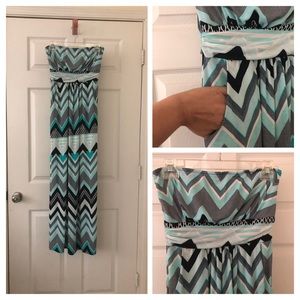 Strapless Maxi Dress